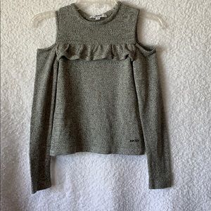 Girls peekaboo DKNY sweater size medium.